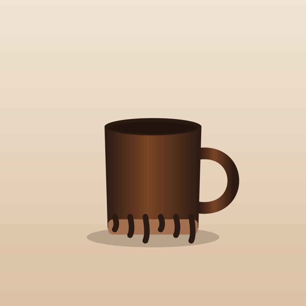 Squat mug, tenmoku